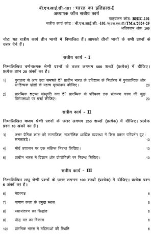 BHIC - 101 HM 2024-25 Assignment