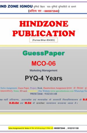 MCO-06 Question Bank (HM)